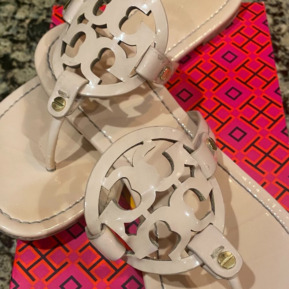 Tory Burch sea shell pink Miller sandal